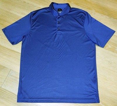 Greg Norman ML75 Microlux Play Dry XL Golf SS Stretch Button Polo Shirt MINT