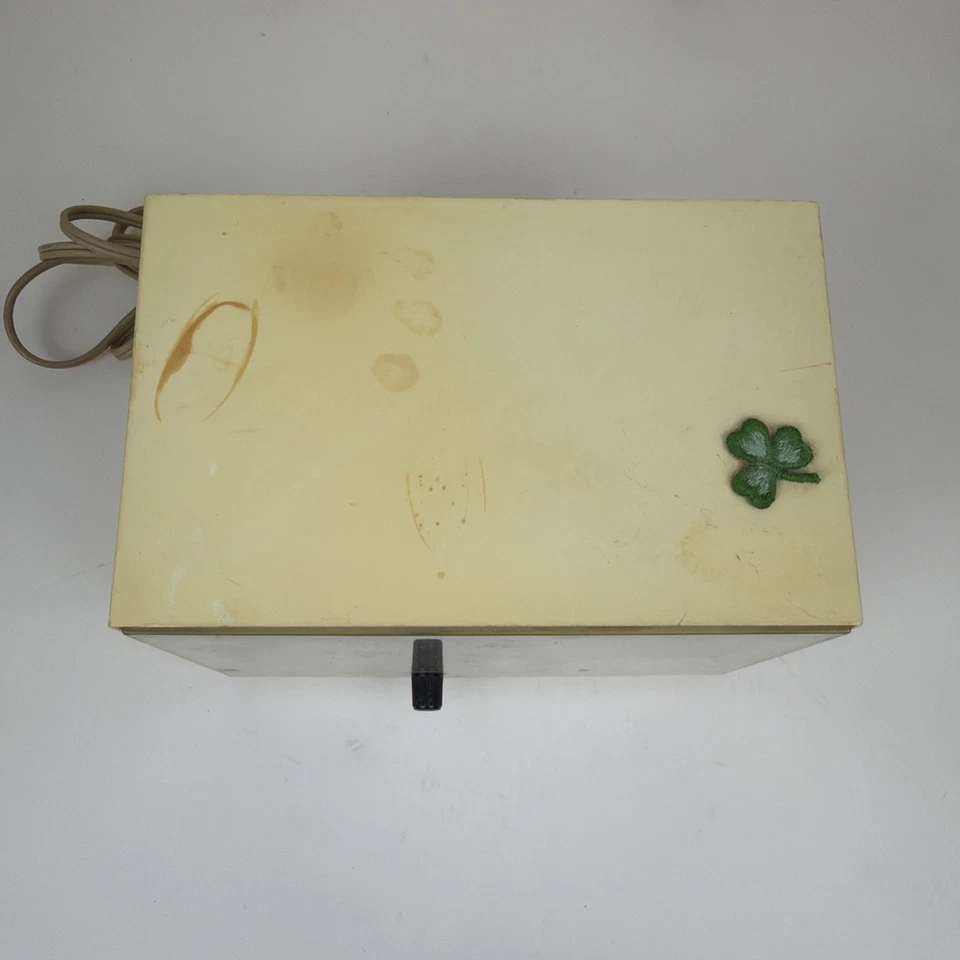 VTG MCM Mid-Century General Electric GE AM Radio Alarm Clock Model C1400A READ - Image 3 of 4