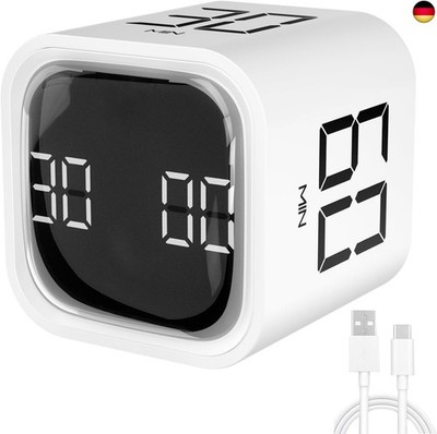 Milgeo Gravity Timer, Pomodoro Timer, Time Management Tool, Time Cube for ADHD,