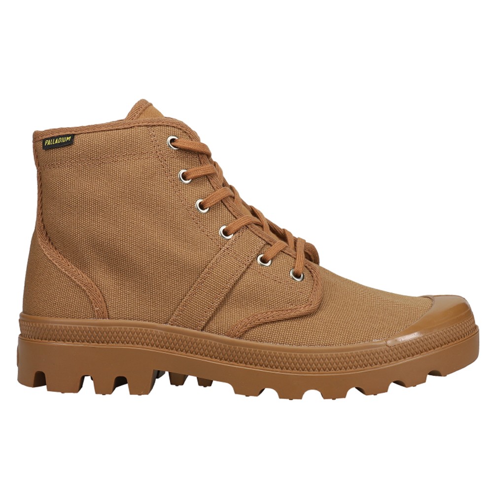 PALLADIUM‎ PALLABROUSSE CANVAS BOOTS Palladium Pallabrouse Wax Unisex Lace Up Canvas Ankle Boot  main image 2