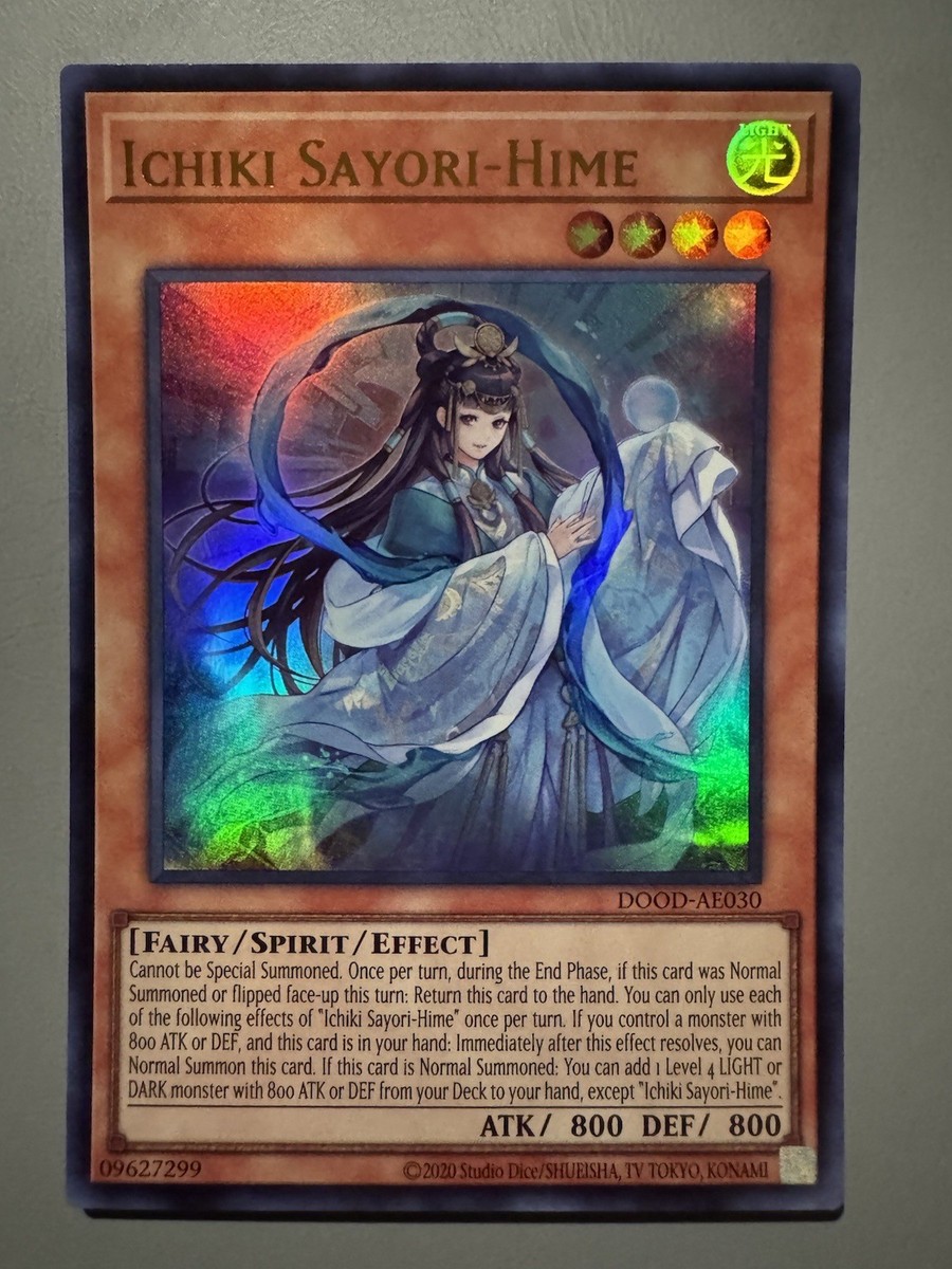 YUGIOH ICHIKI SAYORI-HIME ASIA ENGLISH EDITION DOOD-AE030 ULTRA