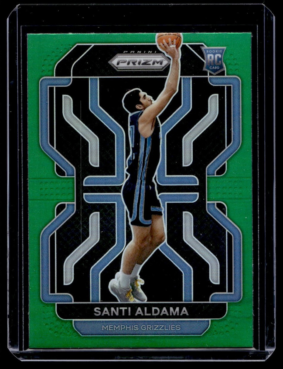 2021-22 PRIZM GREEN SANTI ALDAMA ROOKIE #276