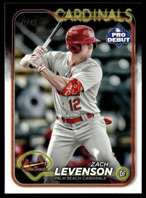 2024 Topps Pro Debut Zach Levenson Palm Beach Cardinals #PD-127