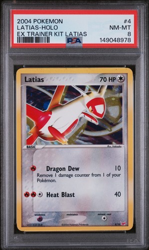 Latias graded PSA 8 for sale on eBay