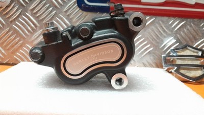 Pinza freno PM 4 pistoni anteriore nera per Sportster