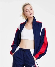 Nwt Reebok Track Jacket Women's Colorblock Full Zip Size XS