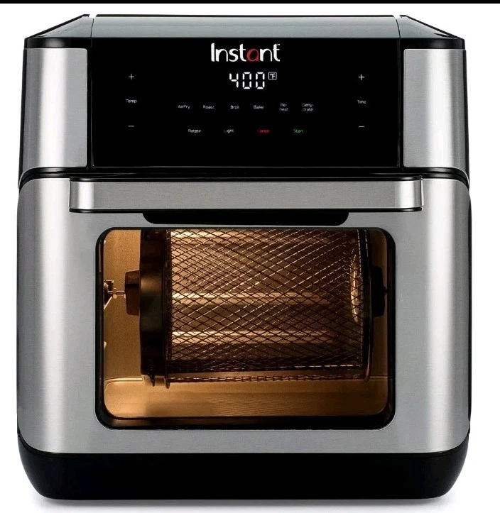 Instant Vortex Plus 10QT 7-in-1 Air Fryer Oven 1500W Stainless Steel