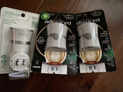 x3 Air Wick Plug in Scented Oil Advanced Gadget, Air Freshener, Essential Oils