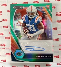 2021 Panini PRIZM DRAFT Picks Shawn Davis Green PRIZM Auto #DPA-SDA