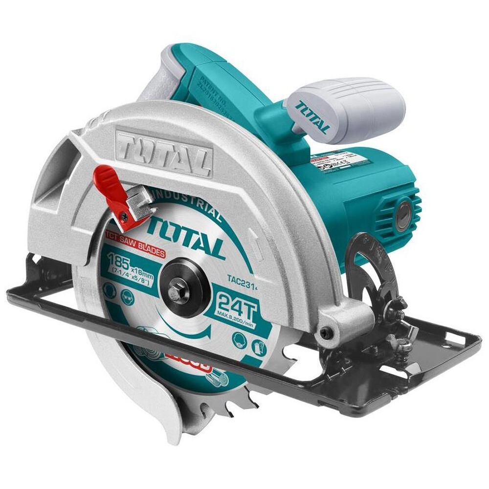 SEGA CIRCOLARE ELETTRICA 1400W SEGHE TRONCATRICE 185mm IMPUGNATURA ERGONOMICA