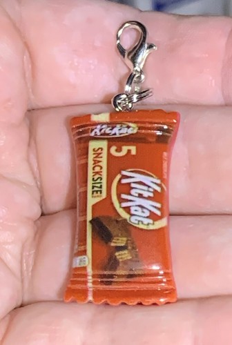 Kit Kat Mini Candy Bar Dije Cremallera Tirador y Llavero ¡Añade Clip!! - Imagen 5 de 8