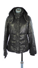 Black Jacket Puffer Duck Down Hooded Eu 38 Uk 10 Comptoir Des Cotonniers