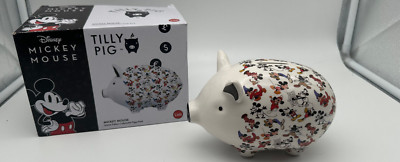 Tilly Pig Schwein Sparschwein Disney Edition Mickey Mouse Spardose 2. Wahl