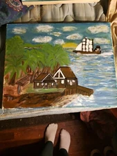 Handmade Canvas Acrylic Painting