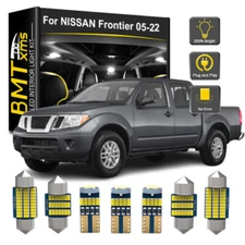 7x Interior LED Light Bulbs License plate For Nissan Frontier 2005-2022 4 Color