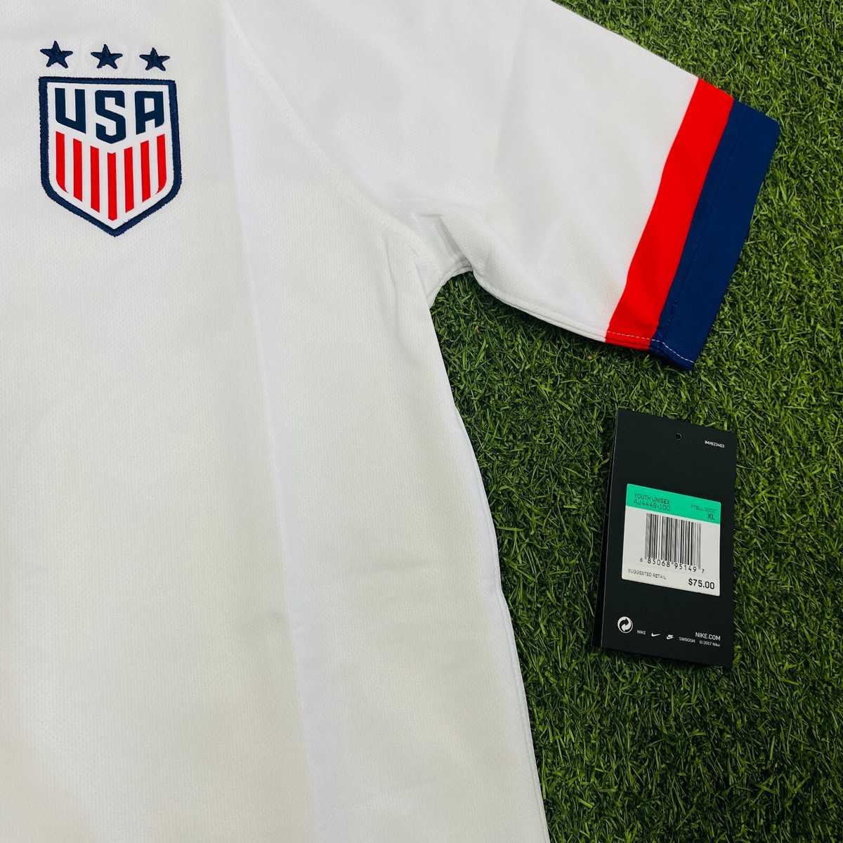 NIKE 2019 WOMENS WORLD CUP USA YOUTH 3-STAR HOME JERSEY (AJ4448