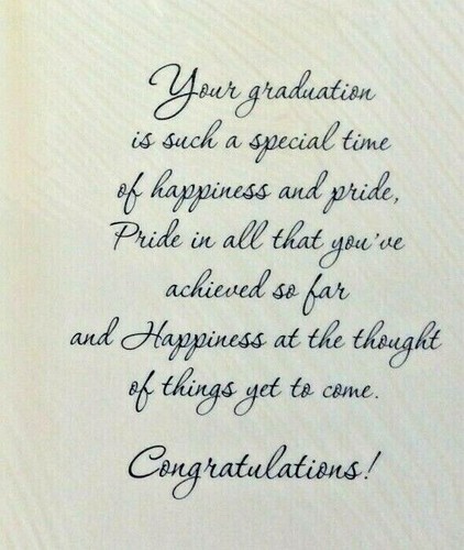 GRADUATION CARD for BROTHER, Congratulations! BROTHER on Your Graduation G9 - Picture 3 of 3