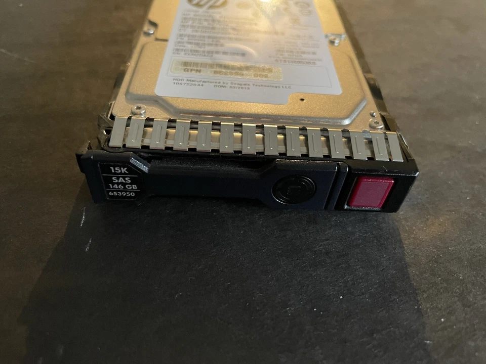 Hard Drive HP EH0146FBQDC 627114-001 146GB 15000RPM 64MB CACHE SAS-2 2.5 Disk - Immagine 3 di 4