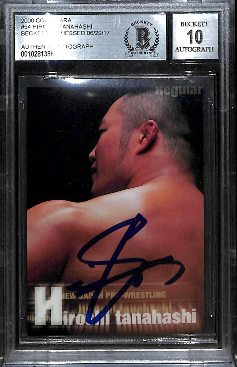 Hiroshi Tanahashi Signed 2000 New Japan Pro Wrestling Card
