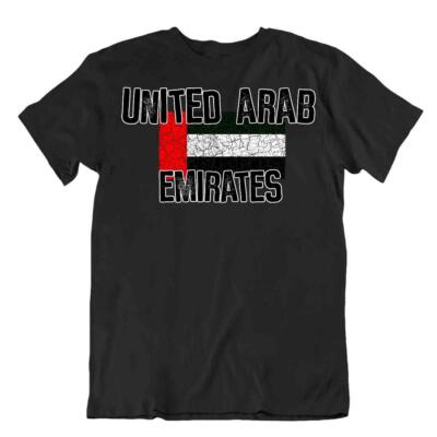 Vereinigte Arabische Emirate Flagge T-Shirt Souvenir Reise Geschenkidee Bluse Tourismus