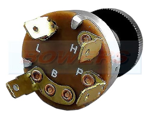 Rotary Wiper Switch 2 Speed Variable Control Durite 0-646-50 Classic Car 12v 10A - Afbeelding 2 van 3