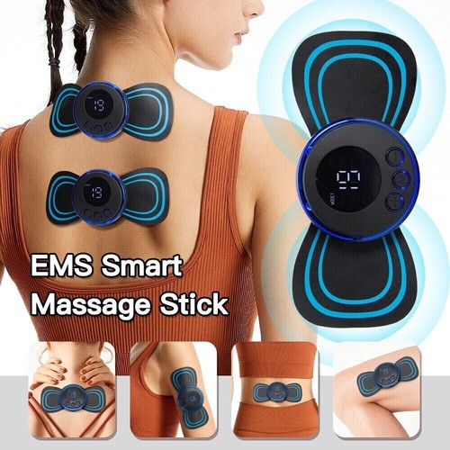 Tens Machine Massagers EMS Full Body Relax Pads Portable Tens Unit Rechargable - Picture 3 of 25