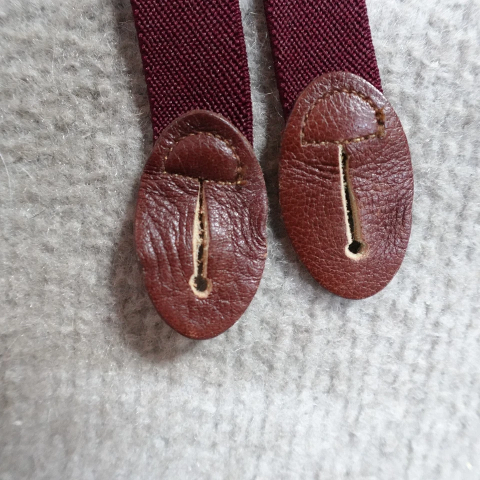 Martin Dingman Tirantes Marrón Rojo Tejido Paisley Cierre Latón Foto 3 de 4