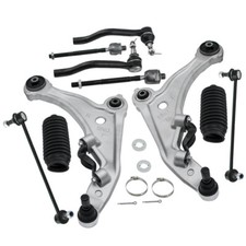 10x Front Lower Control Arms Tie Rod Sway Bar End Links for 09-14 Nissan Maxima