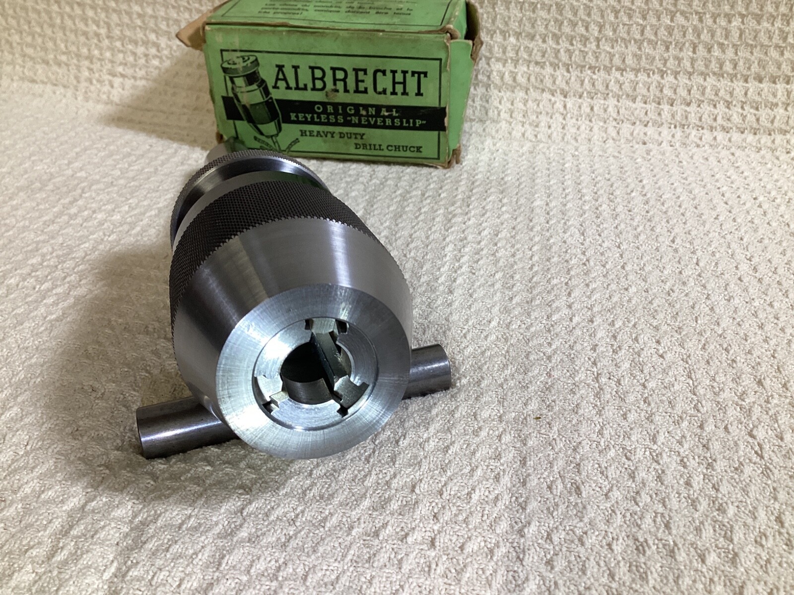 ALBRECHT KEYLESS DRILL CHUCK C130 1 MM - 13 MM FOR SOUTHBEND,BRIDGEPORT,LOGAN