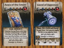 Zombicide White Death Dice Tower 2024 Promo Card Pack Kickstarter CMON Games