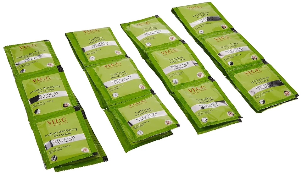 VLCC Salon Series Insta Glow Facial Kit (6 Faciales)- 240 g + 12 ml Envío Gratis Foto 2 de 3