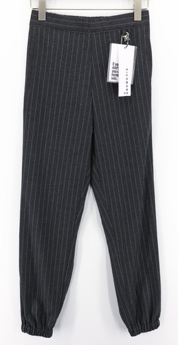 JOHN RICHMOND Women Suit S Black Striped Single-Breasted Pockets 2 Piece Melange - Picture 3 of 17