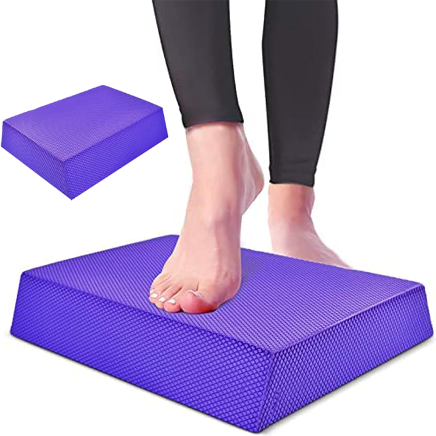 Small Balance Board, Exercise Balance Pad, Yoga Mat Thick, Non-Slip Foam Pad, Yo