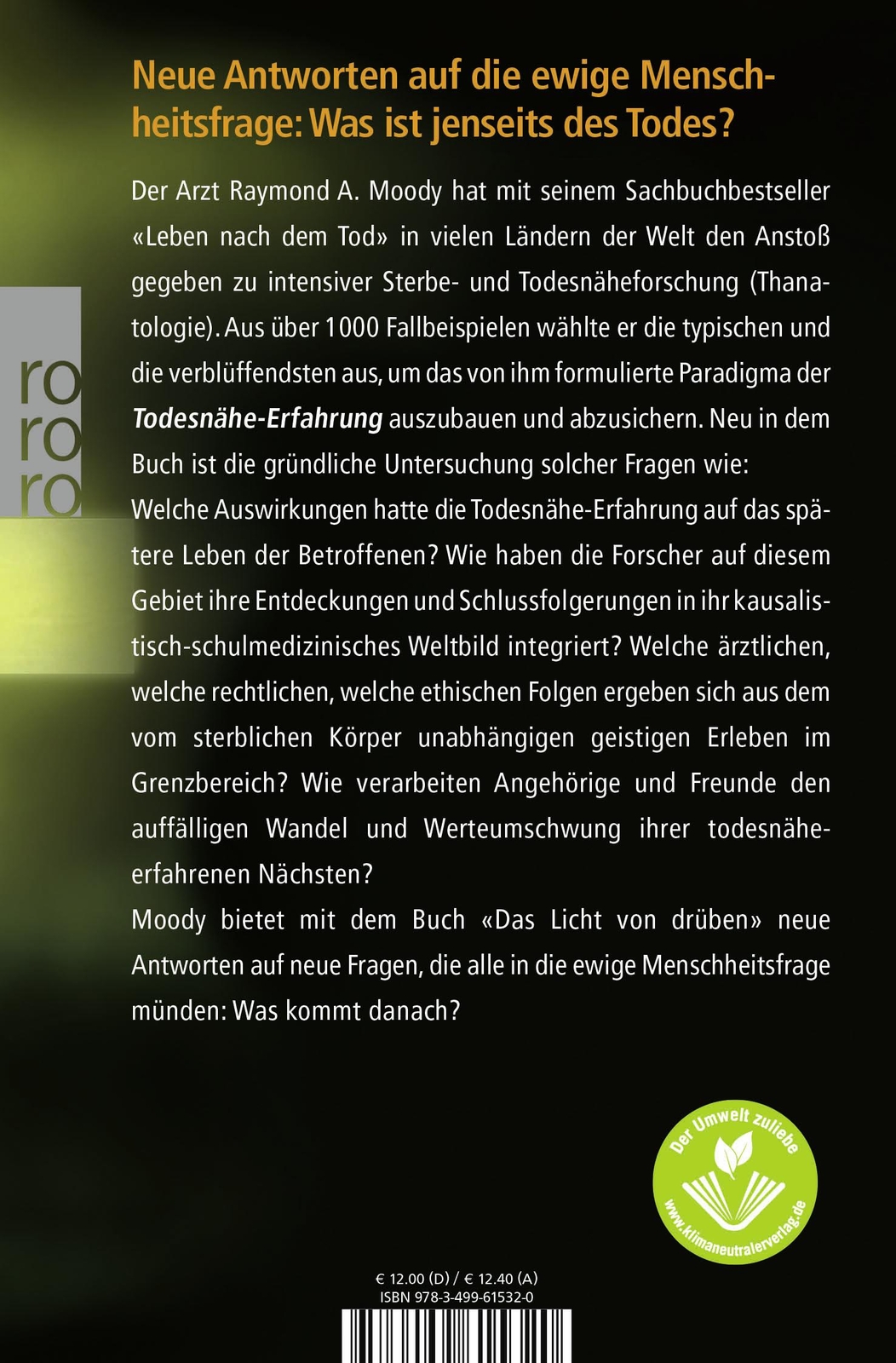 Thumbnail - Raymond A. Moody / Das Licht Von Drüben / 9783499615320