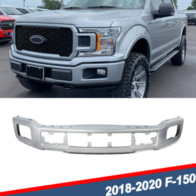Fit For 2018-2020 Ford F-150 F150 New Front Bumper Face Bar Cover Iconic Silver