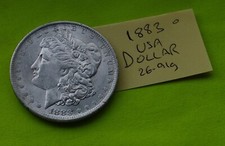 1883 o Silver USA American Morgan DOLLAR (26.91 grams)
