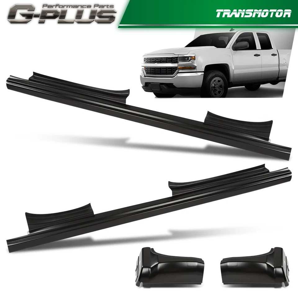 Rocker panel and Cab corner Kit for 14-18 Chevrolet Pickup Silverado Double Cab - Image 2 of 4