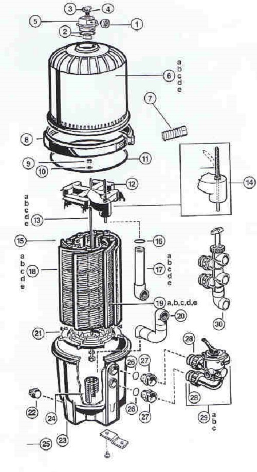 Genuine Hayward MicroClear Filter Bulkhead O-Ring S200 S240 SP1498 - Foto 2
