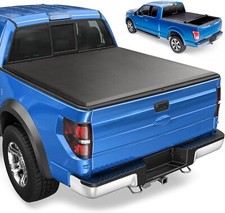 Soft Roll-up Truck Bed Tonneau Cover for Ford Ranger 2019-2023, Fleetside 5.0 ft
