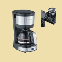 Severin Glaskrug-Kaffeemaschine FüR 4 Tassen - Ka 4808 - Edelstahl/Schwarz