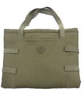 Southern Living Convertible Pet Travel Blanket Pouch Bag Sherpa Lined Green