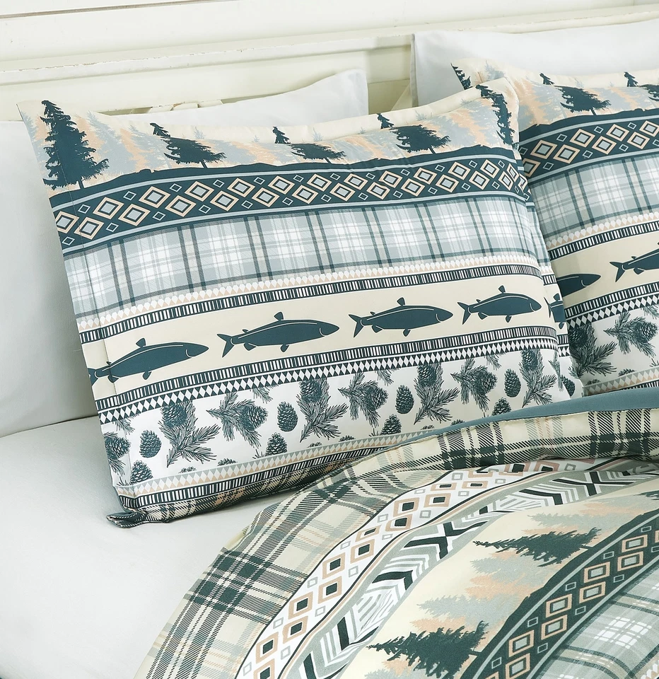 Chezmoi Collection Meadow Wildlife Explorer Printed Microfiber Comforter Set - Image 3 of 4