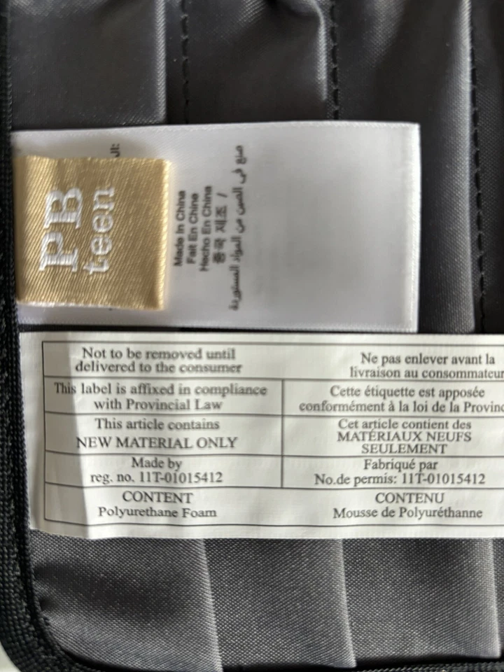 Carpeta para cuaderno Pottery Barn Teen píxeles de neón nueva carpeta de 3 anillas Foto 3 de 4