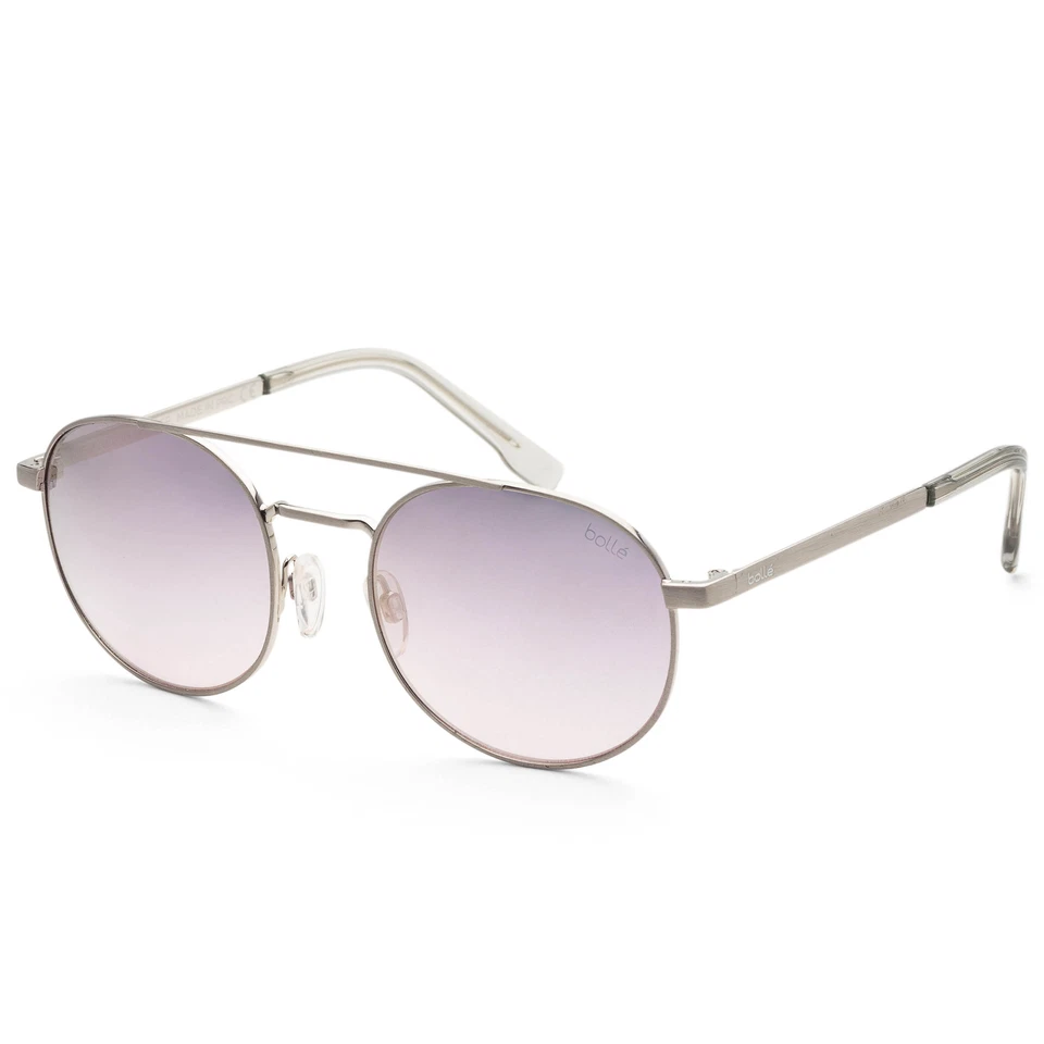Gafas de sol transparentes plateadas para mujer Bolle 49 mm 054917347031