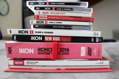 SET x12 iKON Japan CD DVD Blu-ray Dumb&Dumber Welcome back Debut