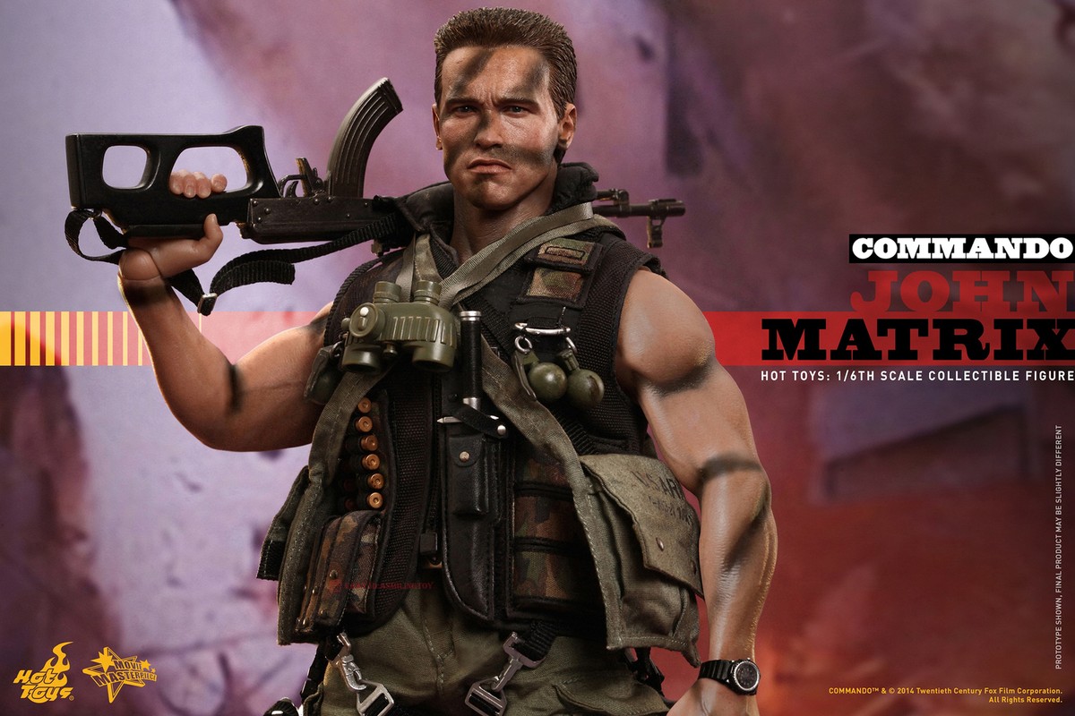 Hot Toys MMS276 Commando 1/6th scale John Matrix Collectible