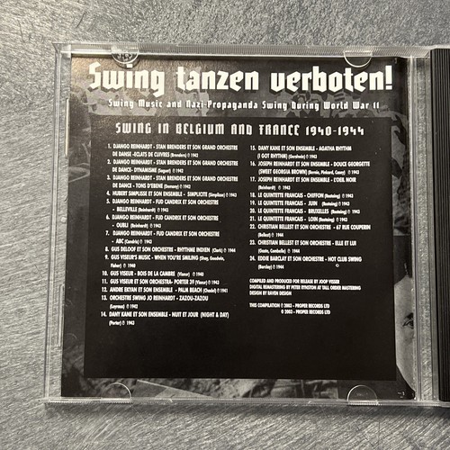 Charlie and his Orchestra (CD) Swing tanzen verboten!-Swing in Belgium and Fr... - Foto 4 di 4