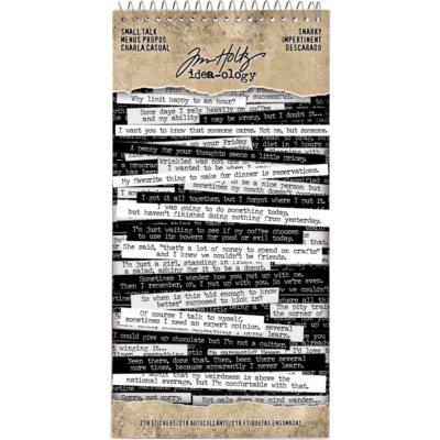Tim Holtz ~ SMALL TALK ~ Snarky ~ Idea-ology Word Stickers