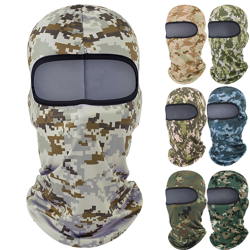 Tactical Balaclava Hunting Motorcycle Ski Face Mask Sun UV Protection Hood Cover