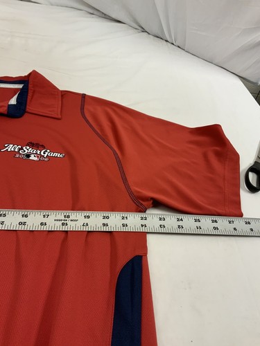 St. Louis Cardinals Shirt L Red Nike All Star Game Polo Poly New YGI O2-74 - Picture 7 of 11